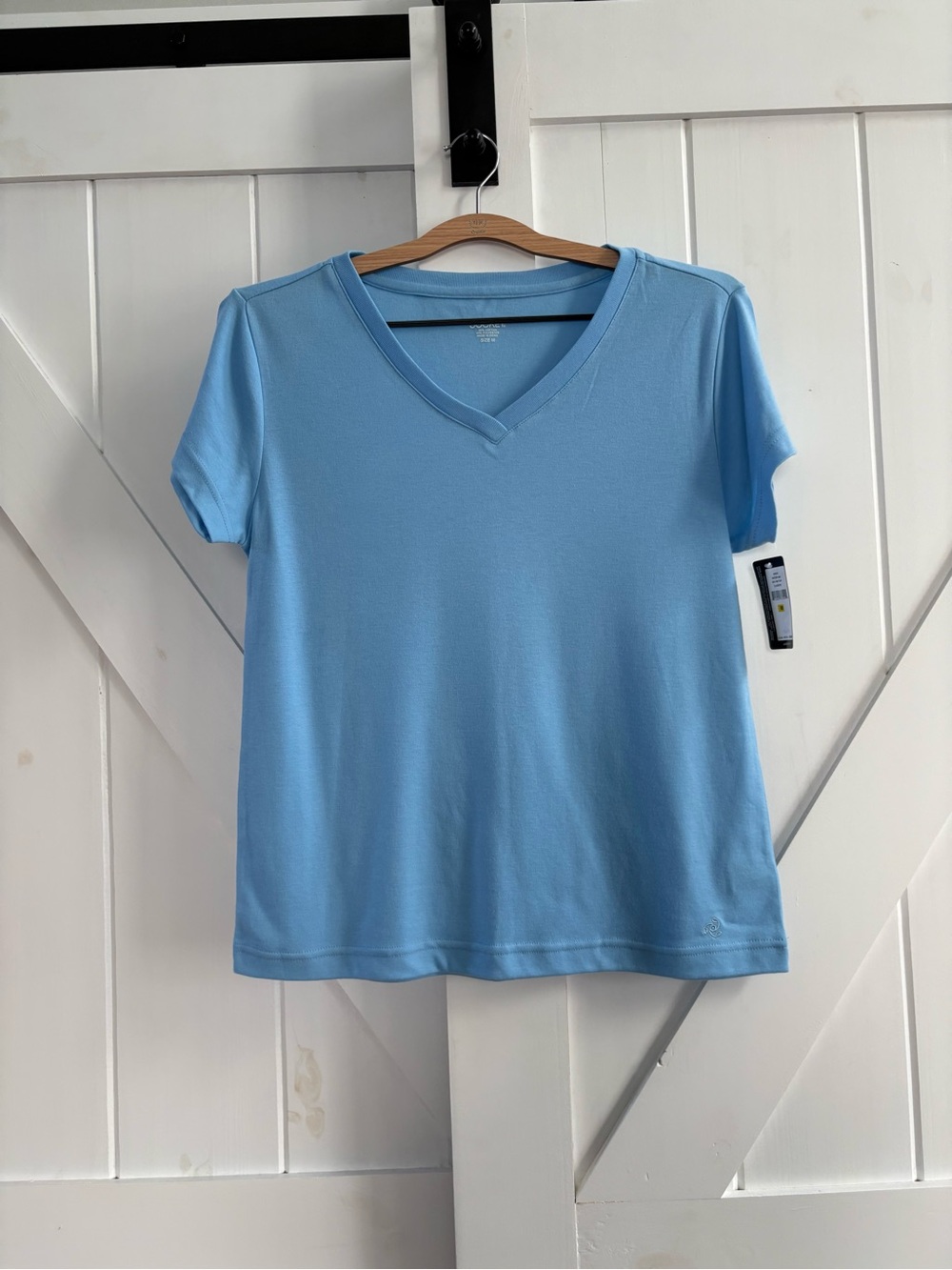 Jockey Blue V-Neck Cotton Blend Sleepwear T-Shirt